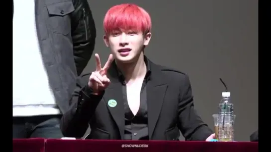 [VK][180107] MONSTA X (Wonho focus) @ Hongdae Fansign