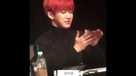 [VK][180106] MONSTA X (Wonho focus) @ Geondae Fansign