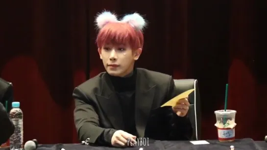 [VK][171125] MONSTA X (Wonho focus) @ Bundang Fansign