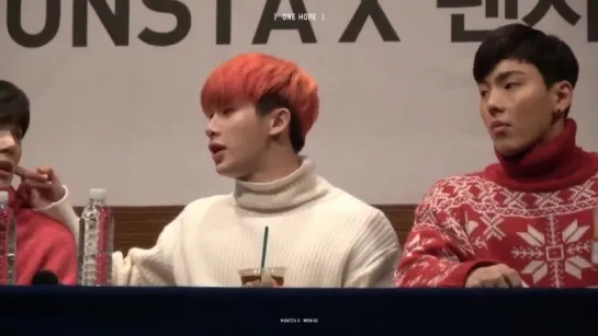 [VK][171223] MONSTA X (Wonho focus) @ Jamsil Fansign