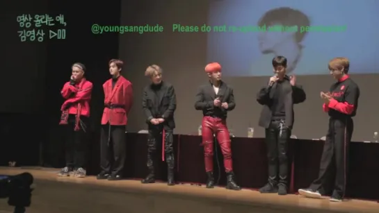 [VK][180107] MONSTA X @ Hongdae Fansign