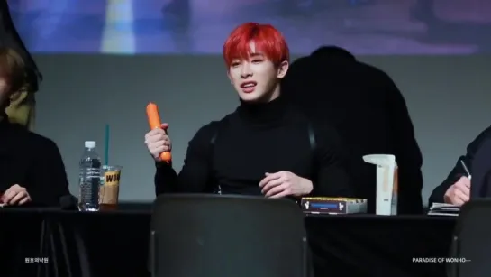 [VK][180106] MONSTA X (Wonho focus) @ Geondae Fansign