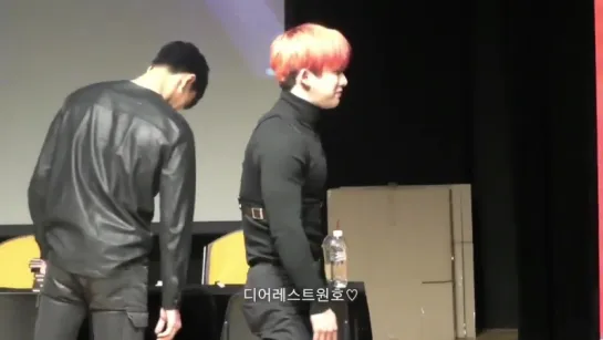 [VK][180106] MONSTA X (Wonho focus) @ Geondae Fansign