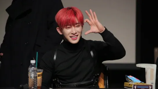 [VK][180106] MONSTA X (Wonho focus) @ Geondae Fansign