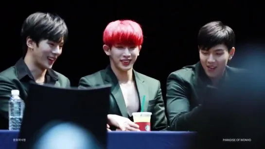 [VK][171210] MONSTA X (Wonho focus) @ Hongdae Fansign