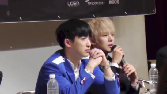 [VK] [24.05.2015] MONSTA X FANSIGNJONGRO (MINHYUK, WONHO)