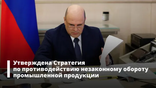 Утверждена Стратегия по противодействию незаконному обороту промышленной продукции