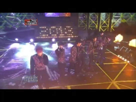 121231 INFINITE - Without You + 60Sec + The Chaser on MBC Gayo Daejejun