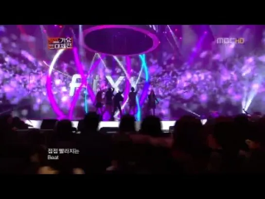 121231 F(x) - Electric Shock on MBC Gayo Daejejun