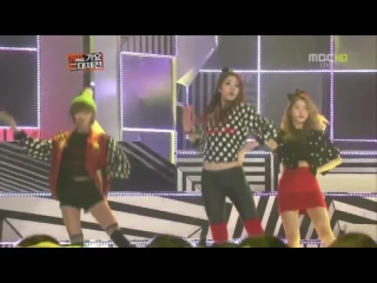 121231 Dal★Shabet - Have, Don't Have @ MBC Gayo Daejun 2012