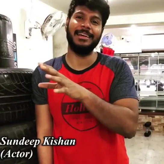 Welcome Sundeep Kishan at MFT Fitness Studio 21.10.2018