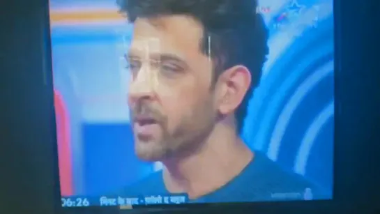 Handsome teacher is live on @StarSportsIndia - Promotions for Super30 and cheering to Team