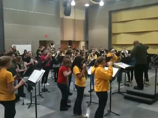 George Mason University marching band covers Rage Against The Machine