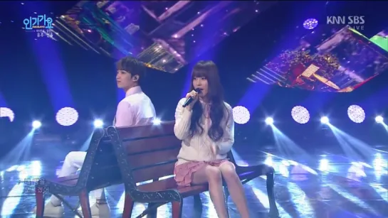 160320 Yuju & Sunyoul - Cherish @ Inkigayo