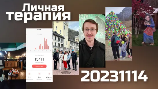 20231114 / Личная терапия. Дневник психотерапии: чувства и эмоции, мысли и рассуждения