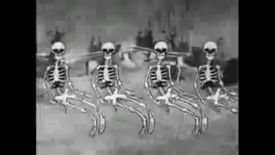 Уолт Дисней - The skeleton dance