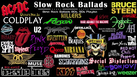 Rock Ballads 80s, 90s Playlist - Greatest Slow Rock Ballads of All Time