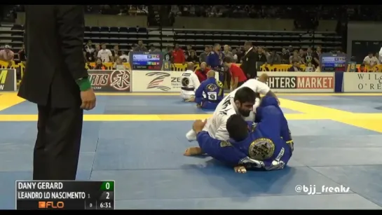 Leandro Lo vs Dany Gerard IBJJF Pan 2016 Absolute second round