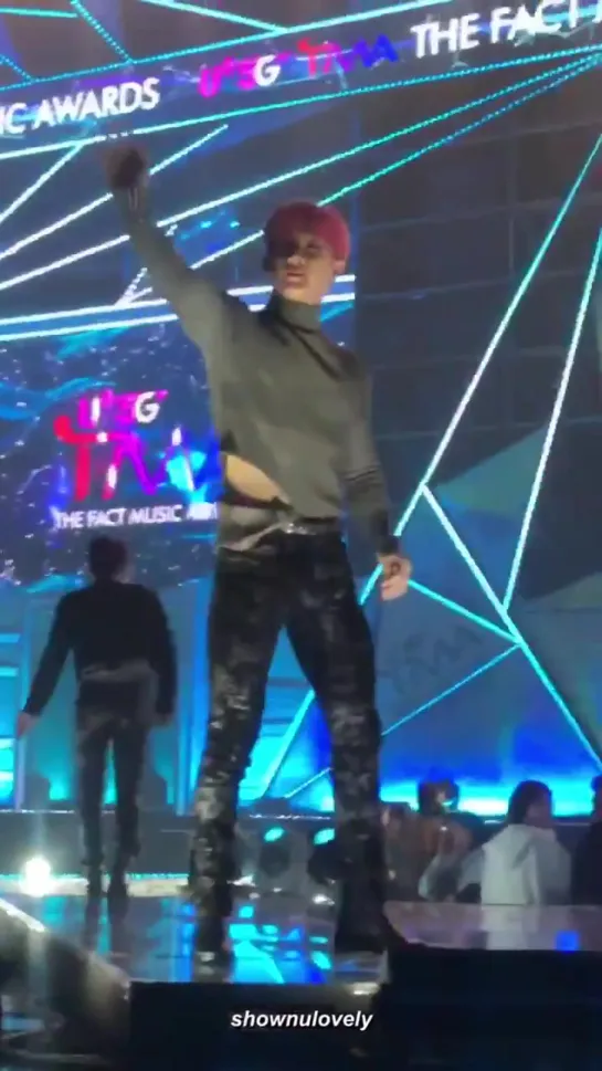 [VK][190424] MONSTA X fancam - Ending (Wonho focus) @ The Fact Music Awards 2019