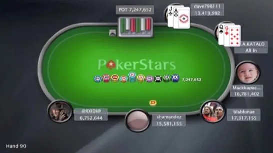 7. Sunday Million, финальный стол, 8 января 2012