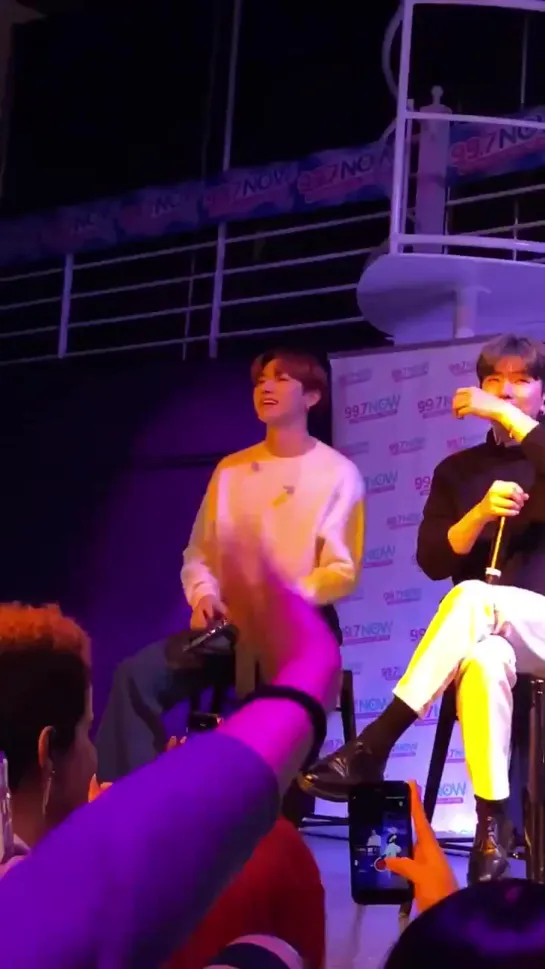 [fancam][11.02.2020] 99.7 NOW Radio