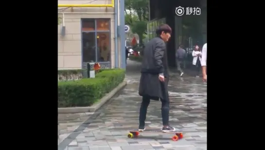 [FANCAM] 160106 EXO Lay @ Go Fighting Season 2 Recording