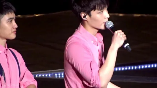 151212 EXOluXion in Nanjing - Lay talk christmas