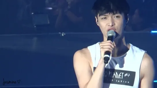 [FANCAM] 150816 Promise 张艺兴Yixing Focus @ EXOluXion Hong Kong