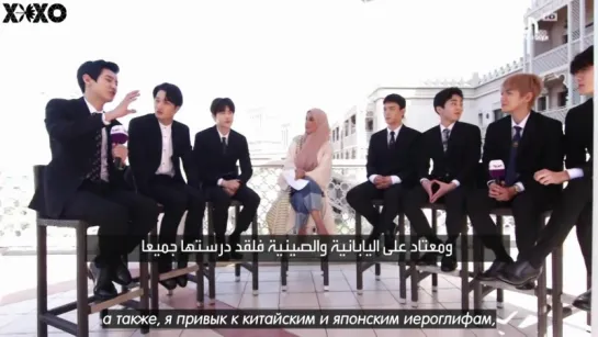 [РУСС. САБ] 180124 Интервью EXO для Sabah Alarabiya (Часть 1)