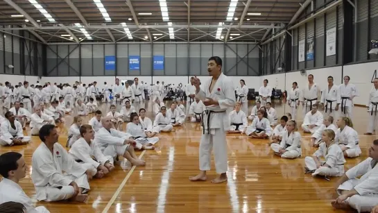 JKA HQ Instructor Okuma Koichiro Shihan at All JKA National Seminar