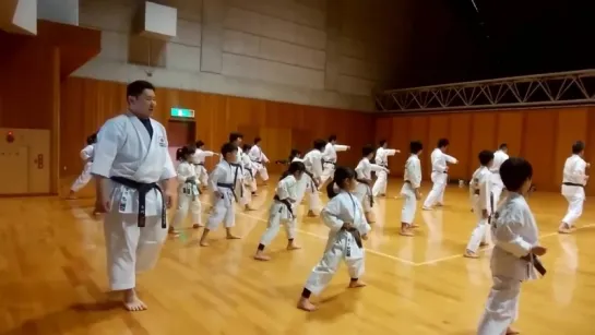 2017-02-05 Seminar Karate by Tetsuya Furukawa @ Nagaoka 長岡市空手道連盟講習会