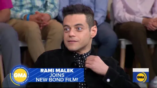 Meet the new villain from Bond 25 - Rami Malek live on GMA!