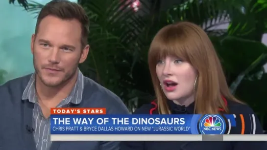 ‘Jurassic’ Stars Chris Pratt And Bryce Dallas Howard Visit TODAY _ TODAY