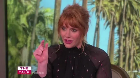 Bryce Dallas Howard on The Talk - July 21, 2017