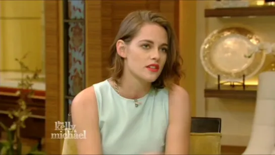 Kristen Stewart on Live! with Kelly and Michael