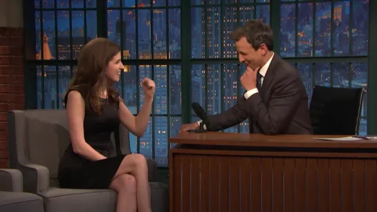 Anna Kendrick Tried to Pull a Prank on the Pitch Perfect 2 Set - Late Night with Seth Meyers