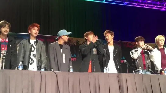 [VK] [01.08.2015] Monsta X press conference KCON2015 (by kconusa)8