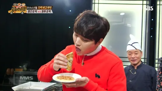 [SHOW][161203] Sandeul @ SBS "Baek Jong Won's Top 3 Chef King"