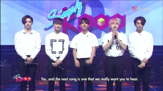 [PERF][150821] B1A4 Talk + Ending @ Arirang TV Simply K-Pop