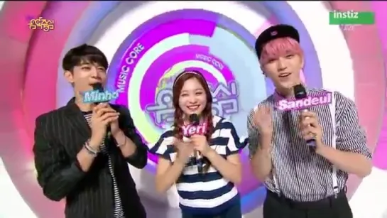 [OTHER][150808] B1A4 (Sandeul) @ Special MC on MBC Music Core