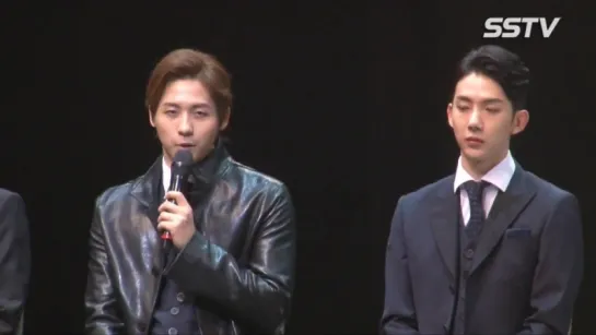 [VIDEO][150623] CNU @ "Chess" Musical Press Call