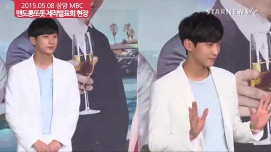 [OTHER][150508] Jinyoung @ MBC "Warm and Cozy" Press Conference