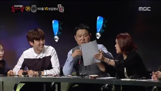 [SHOW:CUT][150426] Sandeul @ MBC Mystery Music Show King of Mask