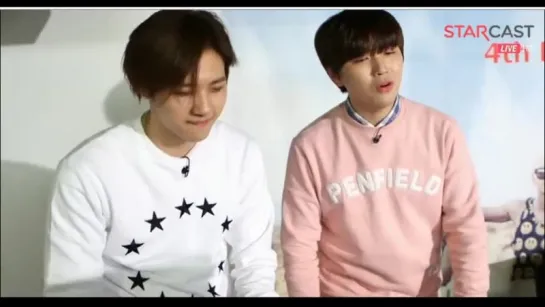 [SHOW:CUT][150423] Sandeul - Castle of Glass OST @ Starcast On Air - B1A4 4th Debut Anniversary "D+1462" Event