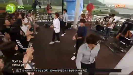 [SHOW:CUT][140728] B1A4 - A glass of water @ MBC Music Picnic Live