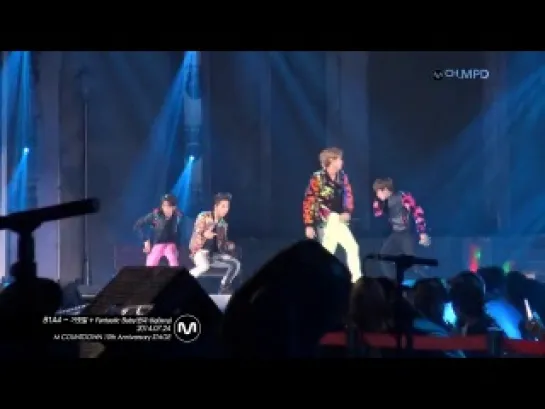 [FANCAM][140724] B1A4 @ Mnet Countdown 10th Anniversary Special Stage