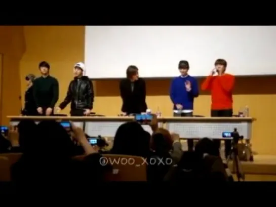 [FANCAM][140219] B1A4 @ Gwangju Fansign