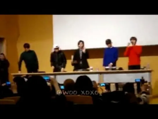 [FANCAM][140219] B1A4 @ Gwangju Fansign