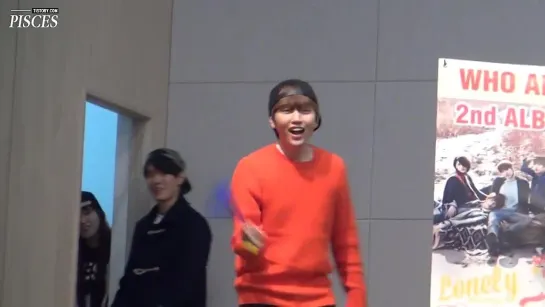 [FANCAM][140219] B1A4 (Sandeul focus) @ Daejeon Fansign