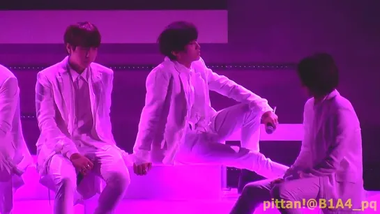 [FANCAM][140216] B1A4 - Tried to Walk (acoustic) (Jinyoung focus) @ "THE CLASS" Concert 2nd Day